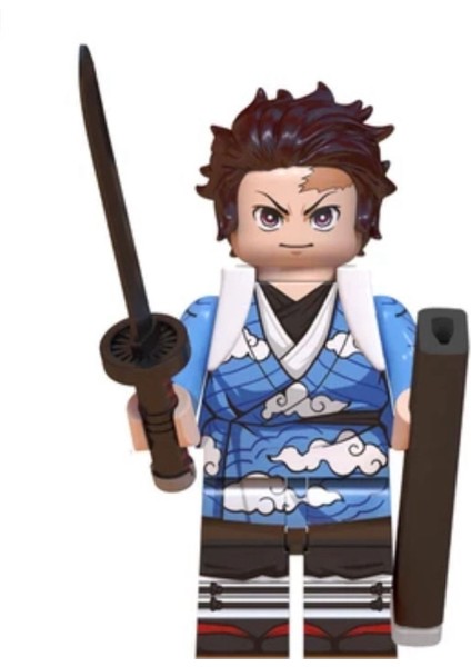 Mini Figür Anime Yapı Taşları Kamado Tanjirou