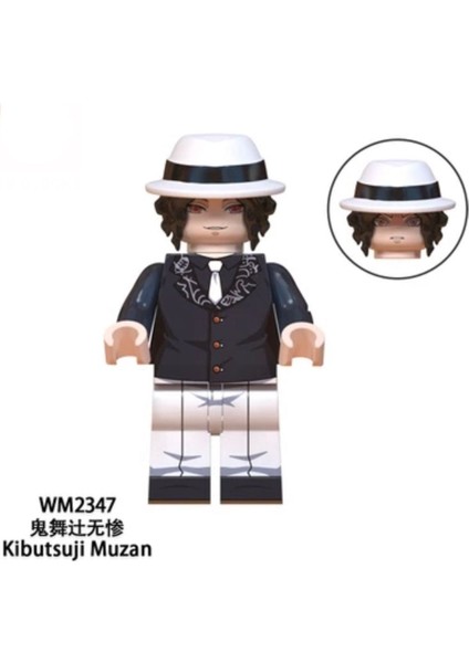 Mini Figür Anime Yapı Taşları Kibutsuji Muzan
