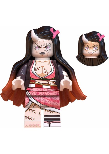 Mini Figür Anime Yapı Taşları Kamado Nezuko