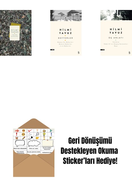 Talan Şiirleri + Defterler + Üç Anlatı + Okuma Sticker'ları
