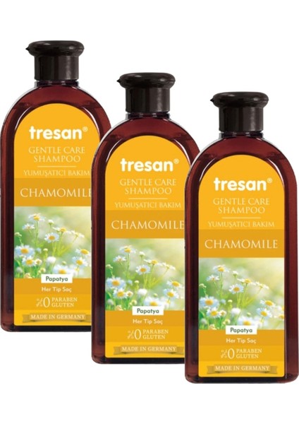 Tresan Papatya Yumuşatıcı Bakım Şampuanı 300 ml x 3 Adet