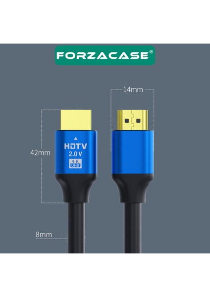 Ultra Hd 4K Yüksek Hızlı HDMI Kablosu - 3 Metre | Tv Ps5 4K 60Hz - FC1081 indirimleri