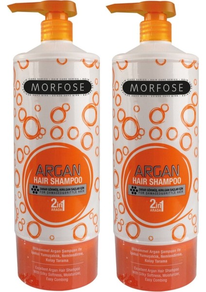 Morfose Şampuan 1000 ml Argan / 2 Adet