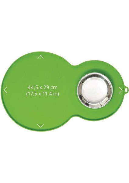 Catit Yer Fıstığı Şekilli Su Pınarı Altlığı Yeşil Sptgl