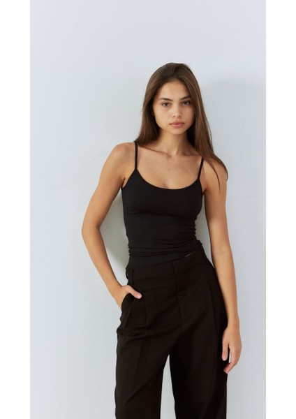 Ince Askılı Yumuşak Dokulu Esnek Atlet fiyatları