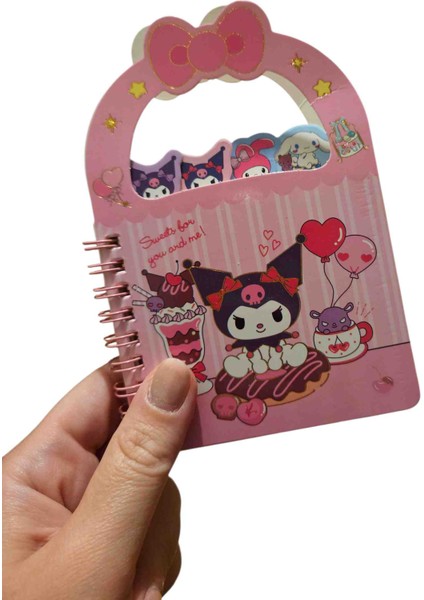 Kuromi Ayraçli Not Defteri-Kuromili Defter fiyatları