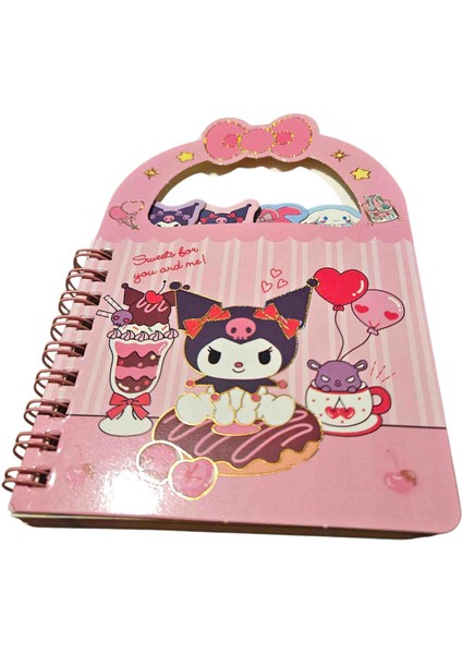 Kuromi Ayraçli Not Defteri-Kuromili Defter modelleri