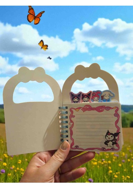 Kuromi Ayraçli Not Defteri-Kuromili Defter indirimleri