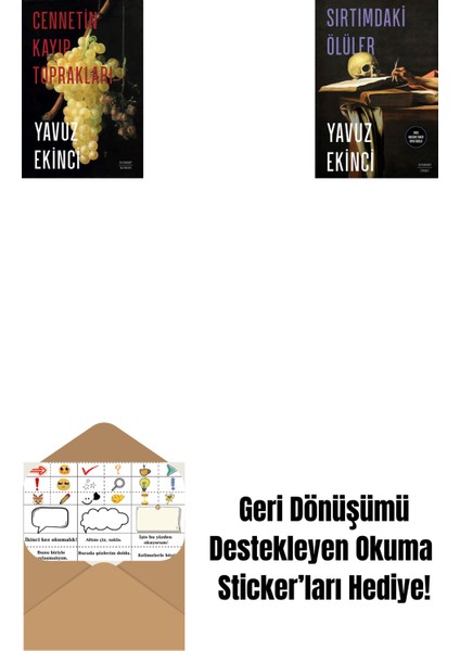 Cennetin Kayıp Toprakları + Sırtımdaki Ölüler + Okuma Sticker'ları