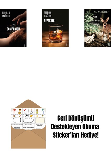 The Companion + Refakatçi + Whom Were We Running From? + Okuma Sticker'ları
