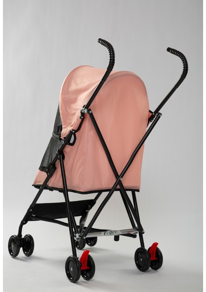 Evcil Hayvan Arabası Pembe 60*43*94CM Max 15KG Sptgl