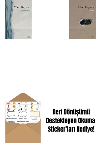 Poetik Varlık + Stasis + Okuma Sticker'ları