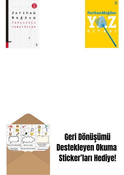 Tehlikeli Temayüller + Yaz Kitabı + Okuma Sticker'ları