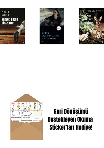 Haberci Çocuk Cinayetleri + Biz Kimden Kaçıyorduk Anne? + Whom Were We Running From? + Okuma Sticker'ları