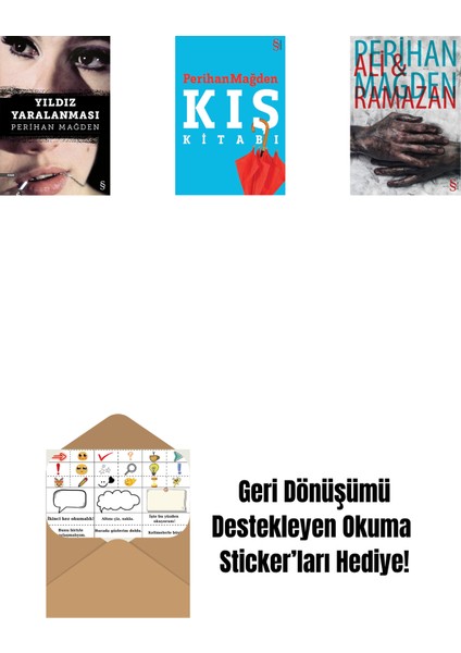 Yıldız Yaralanması + Kış Kitabı + Ali And Ramazan + Okuma Sticker'ları