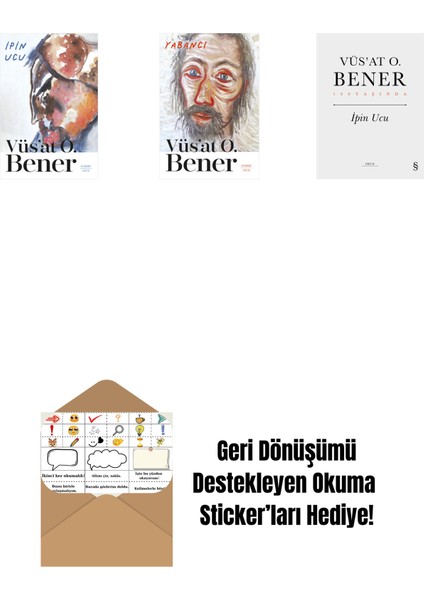 Ipin Ucu + Yabancı + Ipin Ucu (Ciltli) + Okuma Sticker'ları