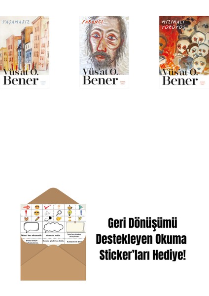 Yaşamasız + Yabancı + Mızıkalı Yürüyüş + Okuma Sticker'ları