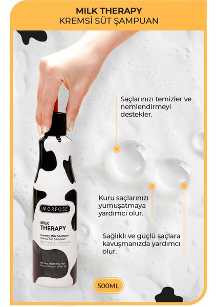 Morfose Milk Therapy Saç Şampuanı 500 ml 2'li Eko Paket fiyatları