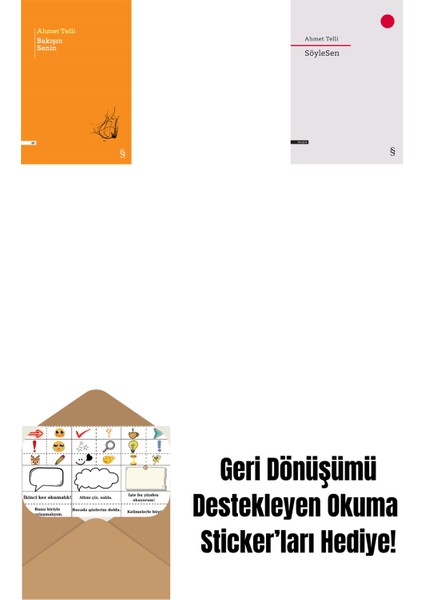 Bakışın Senin + Söylesen + Okuma Sticker'ları