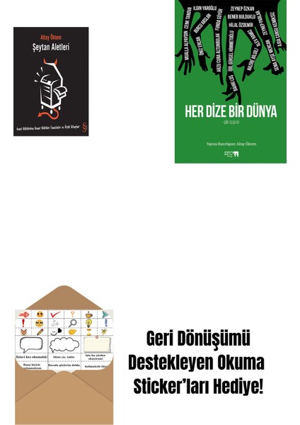 Şeytan Aletleri + Her Dize Bir Dünya + Okuma Sticker'ları