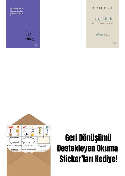 Arkadaşlık Günleriydi + Su Çürüdü (Ciltli) + Okuma Sticker'ları
