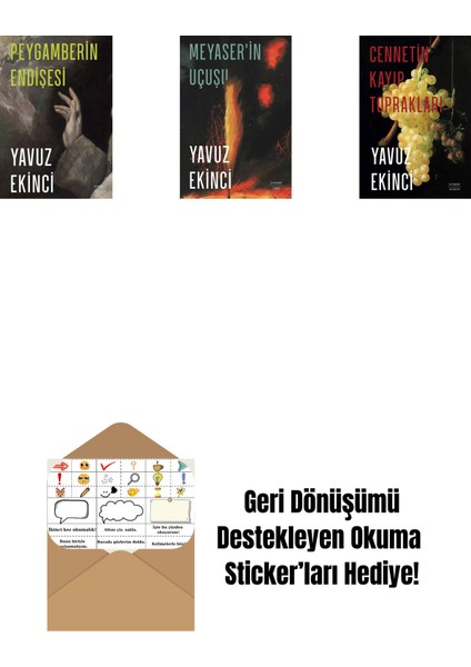 Peygamberin Endişesi + Meyaser'in Uçuşu + Cennetin Kayıp Toprakları + Okuma Sticker'ları