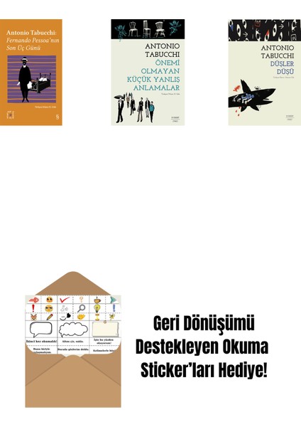 Everest Açıkhava 34 - Fernando Pessoa’nın Son Üç Günü + Önemi Olmayan Küçük Yanlış Anlamalar + Düşler Düşü + Okuma Sticker'ları