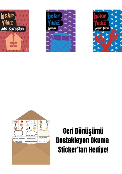 Aile Savaşları + Harran + Beyaz Türkü + Okuma Sticker'ları
