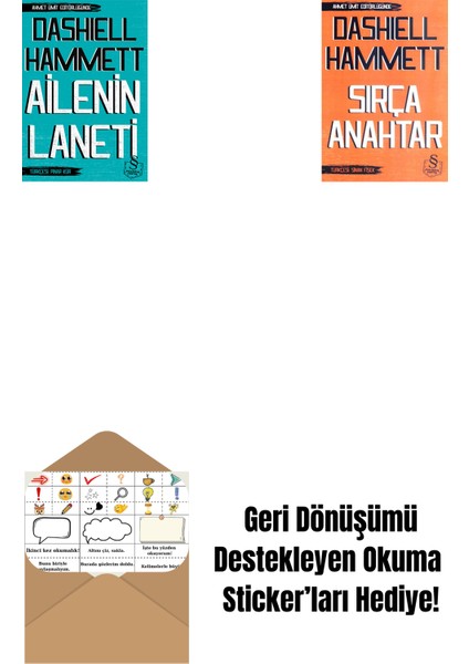 Ailenin Laneti (Cep Boy) + Sırça Anahtar (Cep Boy) + Okuma Sticker'ları