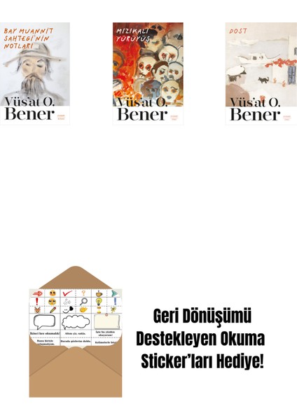 Bay Muannit Sahtegi'nin Notları + Mızıkalı Yürüyüş + Dost + Okuma Sticker'ları