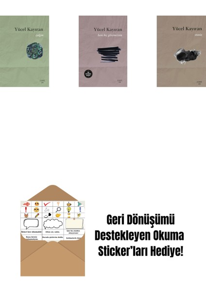 Çalgın + Beni Hiç Göremezsin + Stasis + Okuma Sticker'ları