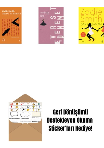 Everest Açıkhava 2 - Martha ile Hanwell + Yazarlar Için Dans Dersleri + Dans Zamanı + Okuma Sticker'ları