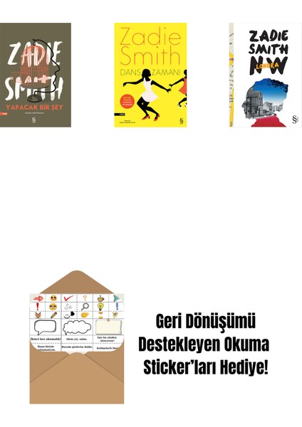 Yapacak Bir Şey + Dans Zamanı + Nw, Londra + Okuma Sticker'ları