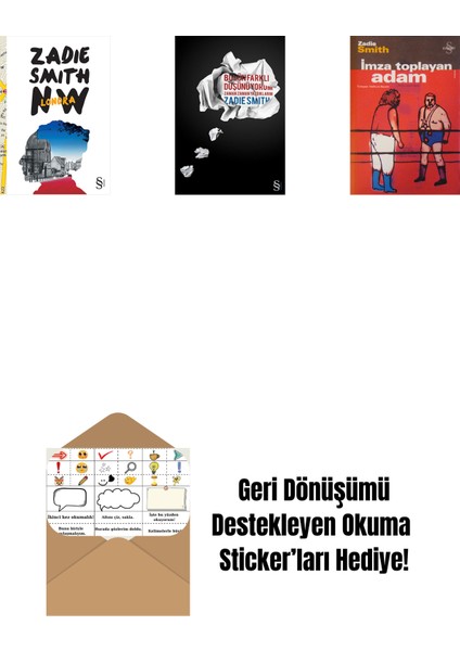 Nw, Londra + Bugün Farklı Düşünüyorum + Imza Toplayan Adam + Okuma Sticker'ları