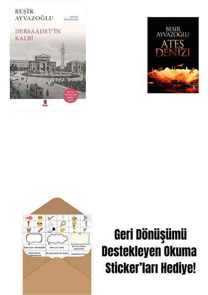 Dersaadet’i̇n Kalbi + Ateş Denizi + Okuma Sticker'ları