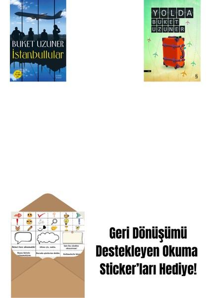 Istanbullular + Yolda + Okuma Sticker'ları