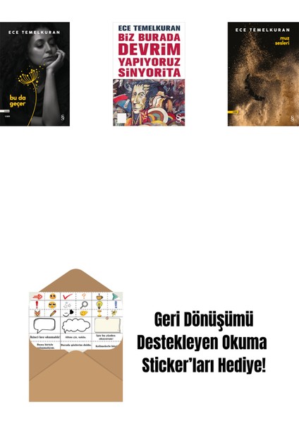 Bu Da Geçer + Biz Burada Devrim Yapıyoruz Sinyorita (Cep Boy) + Muz Sesleri + Okuma Sticker'ları