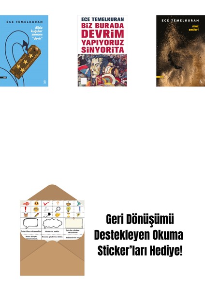 Dilsiz Kuğular Zamanı “devir” + Biz Burada Devrim Yapıyoruz Sinyorita (Cep Boy) + Muz Sesleri + Okuma Sticker'ları