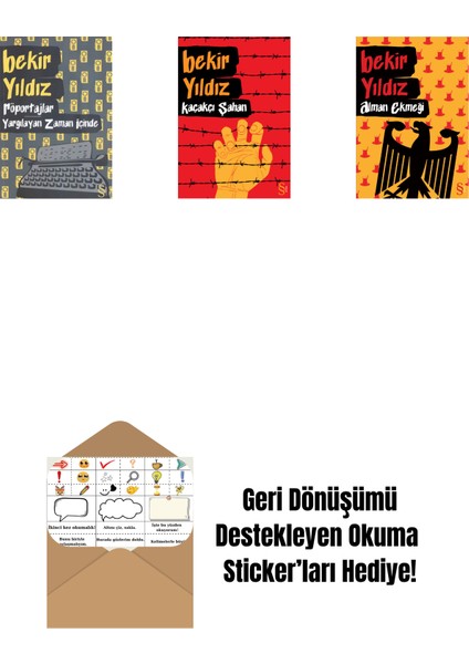 Röportajlar: Yargılayan Zaman Içinde + Kaçakçı Şahan + Alman Ekmeği + Okuma Sticker'ları