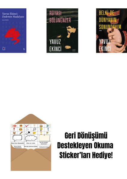 Everest Açıkhava 39 - Dedemin Madalyası + Rüyası Bölünenler + Belki De Dünyanın Sonundayım + Okuma Sticker'ları
