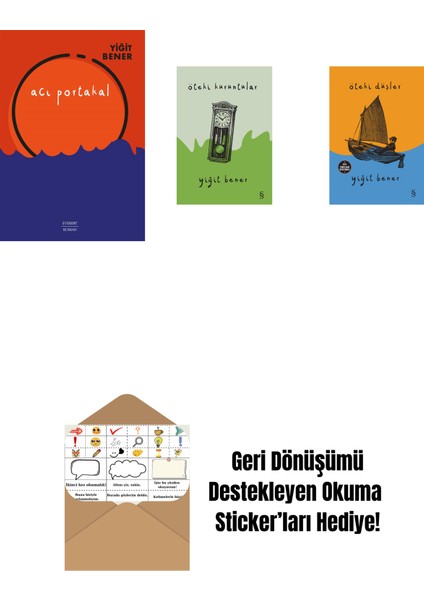 Acı Portakal + Öteki Kuruntular + Öteki Düşler + Okuma Sticker'ları