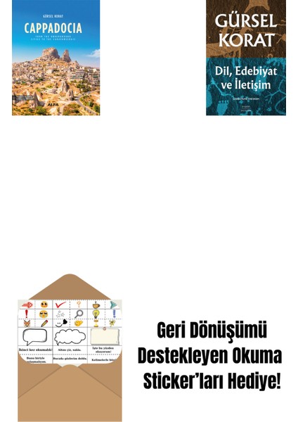 Cappadocia (Ciltli) + Dil, Edebiyat ve Iletişim + Okuma Sticker'ları