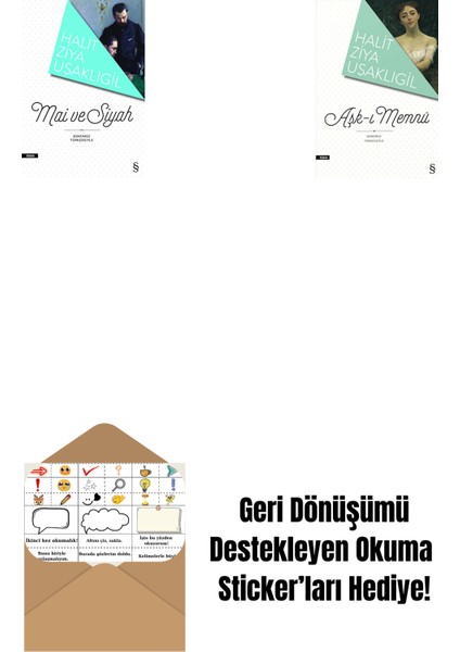 Mâi ve Siyah + Aşk-I Memnu + Okuma Sticker'ları