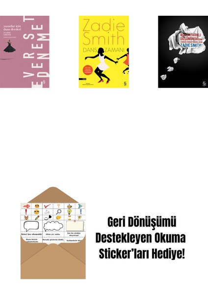 Yazarlar Için Dans Dersleri + Dans Zamanı + Bugün Farklı Düşünüyorum + Okuma Sticker'ları