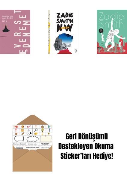 Yazarlar Için Dans Dersleri + Nw, Londra + Inci Gibi Dişler + Okuma Sticker'ları