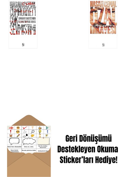 Cumhuriyet'i Çok Sevmiştim ! + Özal Hikâyesi + Okuma Sticker'ları