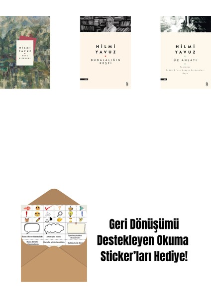 Rüya Şiirleri (Ciltli) + Budalalığın Keşfi + Üç Anlatı + Okuma Sticker'ları