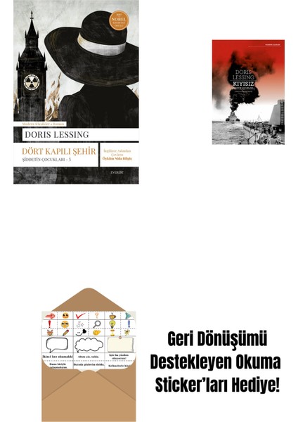 Dört Kapılı Şehir + Kıyısız + Okuma Sticker'ları