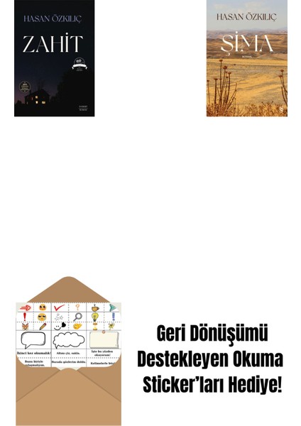 Zahit + Şima + Okuma Sticker'ları