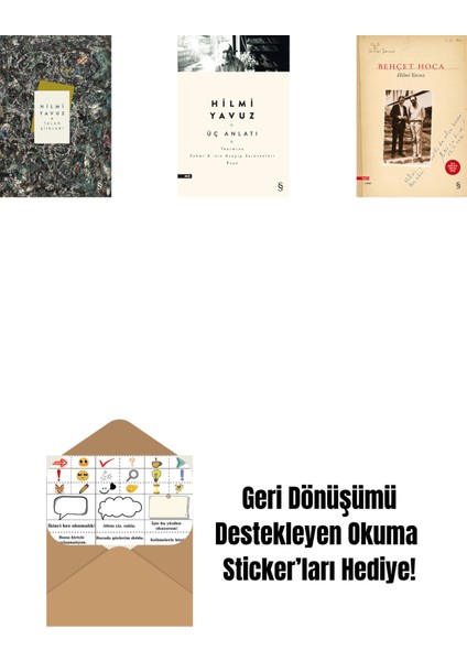 Talan Şiirleri (Ciltli) + Üç Anlatı + Behçet Hoca + Okuma Sticker'ları